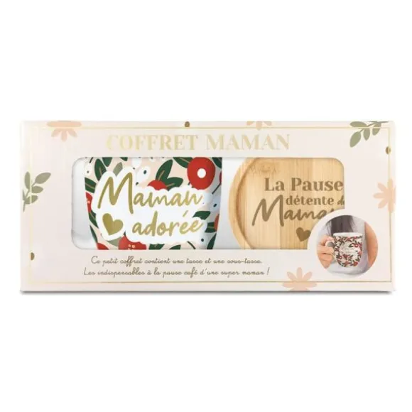 Coffret Tasse à Café - Maman - Collection Maman Chérie