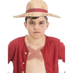 8 coiffes en carton - Monkey D. Luffy - One Piece ®