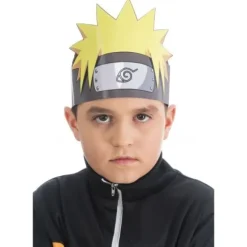 8 coiffes en carton - Naruto Uzumaki / Kakashi Hatake - Naruto Shippuden ®