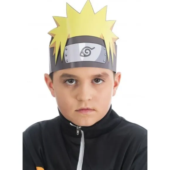 8 coiffes en carton - Naruto Uzumaki / Kakashi Hatake - Naruto Shippuden ®