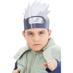 8 coiffes en carton - Naruto Uzumaki / Kakashi Hatake - Naruto Shippuden ®