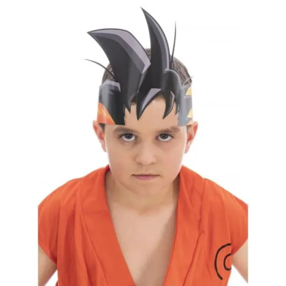 8 coiffes en carton - Son Gokû / Vegeta - Dragon Ball Super ®