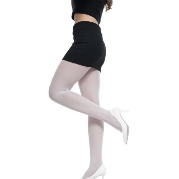 Collant opaque blanc - Taille au choix