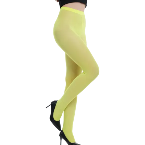 Collant opaque fluo - Couleur au choix