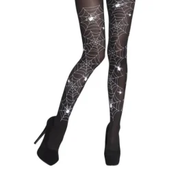 Collants Halloween - Toile d'Araignée