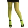 Collants Résille Néon Vert - Taille Unique