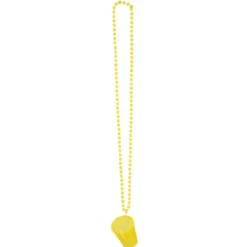 Collier avec Verre Shooter Fluo - Couleur au Choix