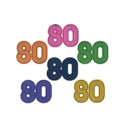 10 Confettis de Table - Back to the 80's