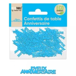 Confettis de table en papier Joyeux Anniversaire - Couleur au Choix