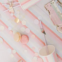 Confettis de Table - Multicolores Pastel, Or et Paillettes Or