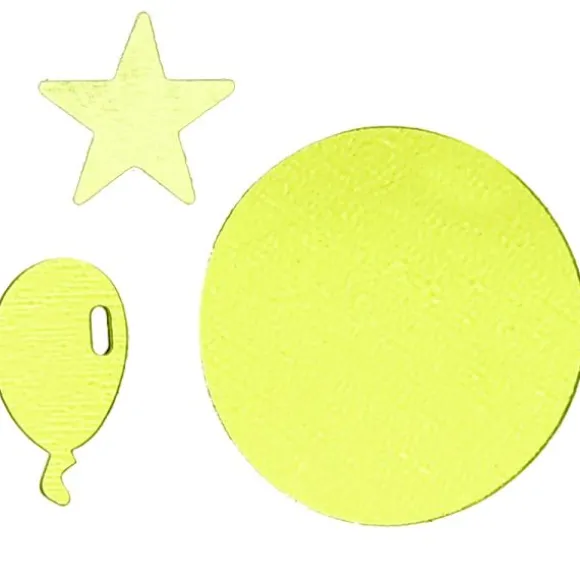 Confettis Verts Anniversaire - Etoiles et Ballons