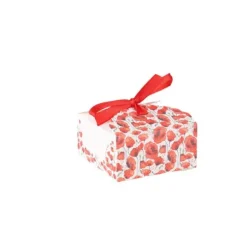 10 Contenants avec ruban - Collection Poppy Love