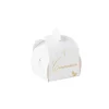 10 Contenants - Collection Communion Pureté Blanc et Or