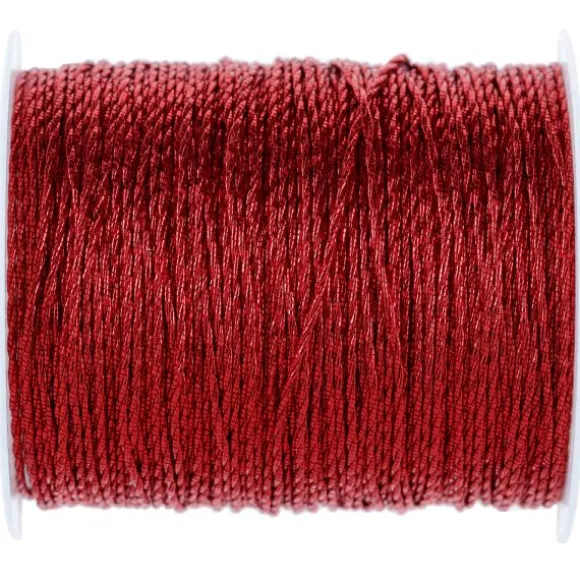 Cordon métallisé - 1 mm x 20 m - Couleur au choix