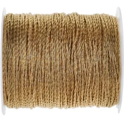 Cordon métallisé - 1 mm x 20 m - Couleur au choix