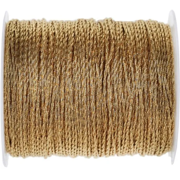 Cordon métallisé - 1 mm x 20 m - Couleur au choix