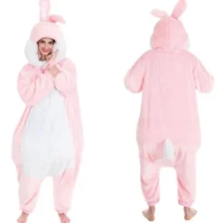 Costume Big Lapin Rose - 180 cm