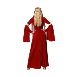Costume de Dame Médiévale Rouge Femme - Taille au Choix