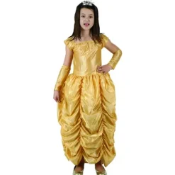 Costume Princesse Robe Dorée Fille