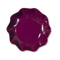 10 Coupelles Vagues en Carton - Prune
