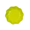 10 Coupelles Vagues en Carton - Vert Anis