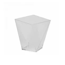 25 Coupelles à Verrine Diamant - Transparent