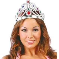 Couronne Argentée de Reine Adulte