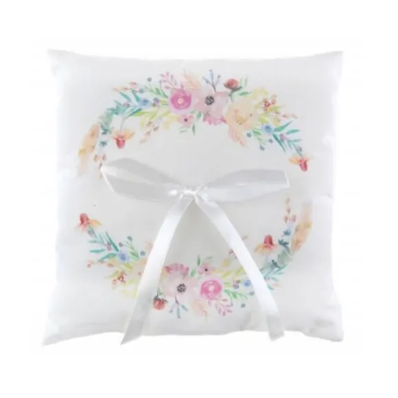 Coussin d'alliances - Mariage Fleuri