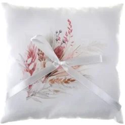 Coussin d'alliances - 18 x 18 cm - Romance Champêtre