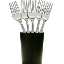 10 couteaux de luxe réutilisables en plastique - 20 cm - Couleur au choix