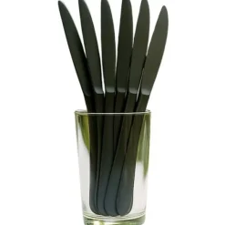 10 couteaux réutilisables en plastique - 20 cm - Couleur au choix