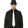 Cravate blanche de Gangster en polyester