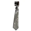 Cravate à Sequins en polyester avec attache élastique - 35 cm - Couleur au choix