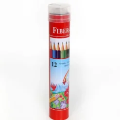 12 Crayons de couleurs avec Taille Crayon
