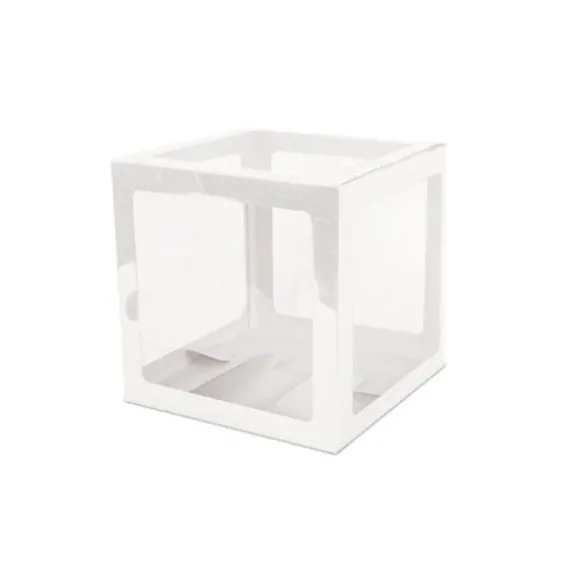 Cube décoratif blanc - 30 x 30 cm - Vive les mariés