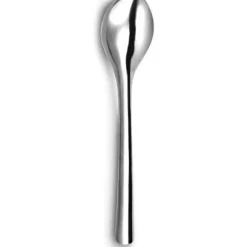 6 cuillères à café en acier inoxydable sur carte - 12,5 cm - Collection Slim²