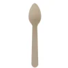 100 cuillères à café en bois biodégradables - 11 cm
