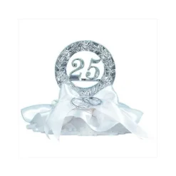 Décoration pour Gâteau - Noces d'Argent