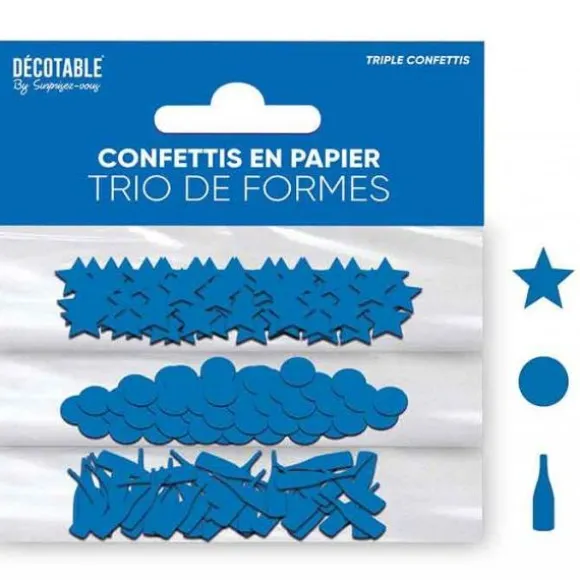 2 décorations de table métallisées "Joyeux Anniversaire" - Couleur au choix