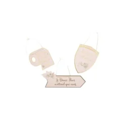 3 décorations directionnelles - Collection Boho Blush et Or