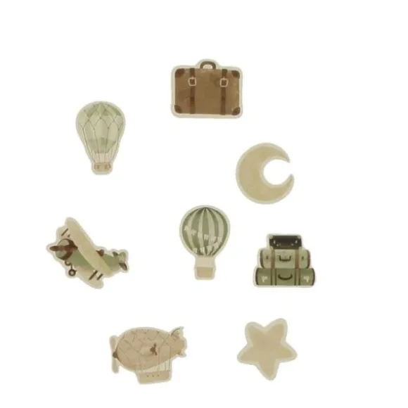 50 décorations en papier à parsemer - Collection Dans les Nuages