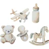 25 décorations en papier à parsemer - Collection Little Teddy