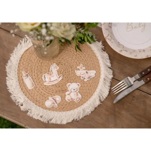 25 décorations en papier à parsemer - Collection Little Teddy