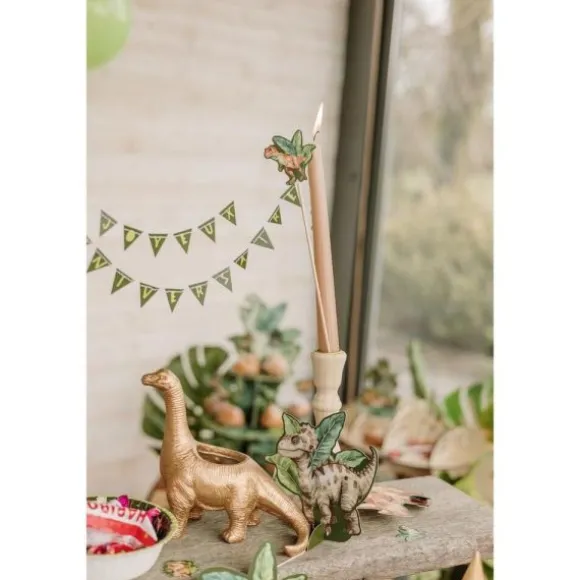6 décorations en papier à poser - Collection Dinosaures