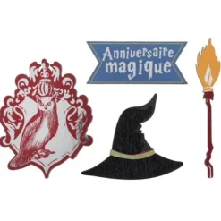 10 décorations à parsemer - Sorcier