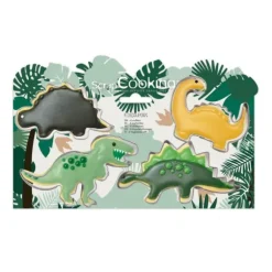 4 découpoirs en inox - Dinosaure