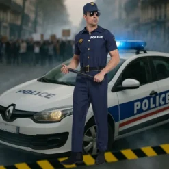 Déguisement d'Agent de Police pour homme - Taille au choix
