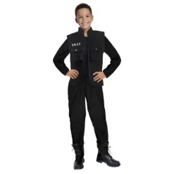 Déguisement d'Agent du SWAT pour garçon - Fast Costume - Taille au choix