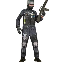 Déguisement d'Agent du SWAT pour garçon - Fast Costume - Taille au choix