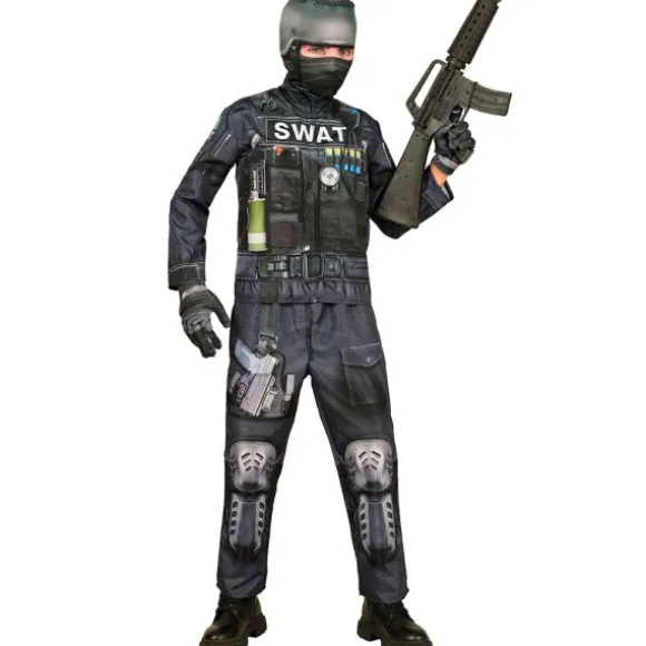 Déguisement d'Agent du SWAT pour garçon - Fast Costume - Taille au choix